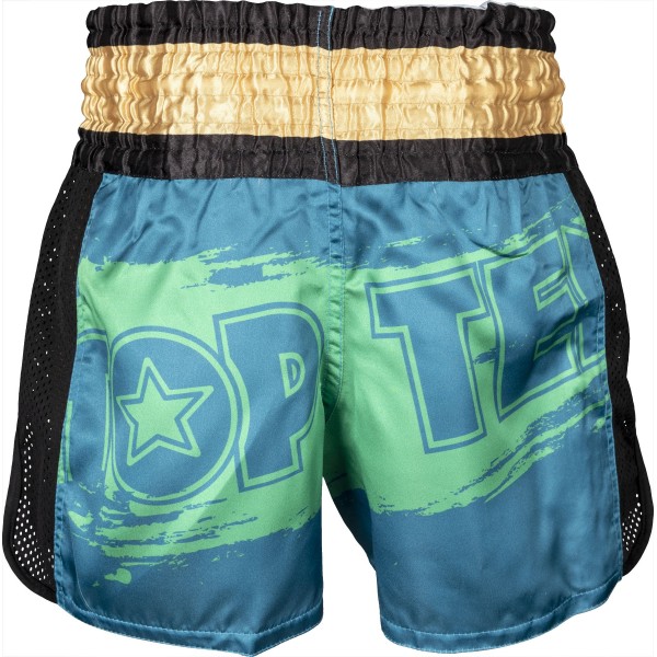 Short de kickboxing "Power Ink" - vert