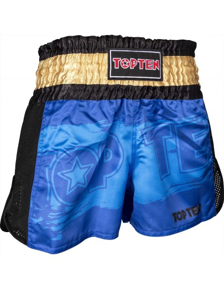Short de kickboxing "Power Ink" - bleu  Short de kickboxing "Power Ink" - bleu