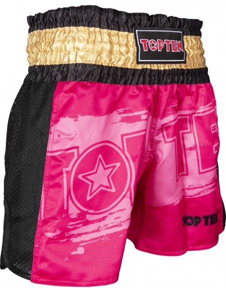 Short de kickboxing "Power Ink" - rose  Short de kickboxing "Power Ink" - rose