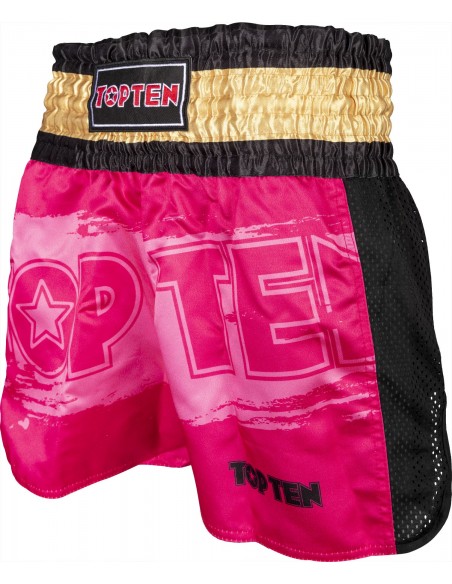 Short de kickboxing "Power Ink" - rose  Short de kickboxing "Power Ink" - rose