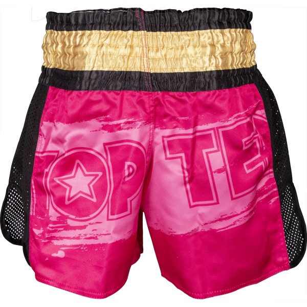 Short de kickboxing "Power Ink" - rose