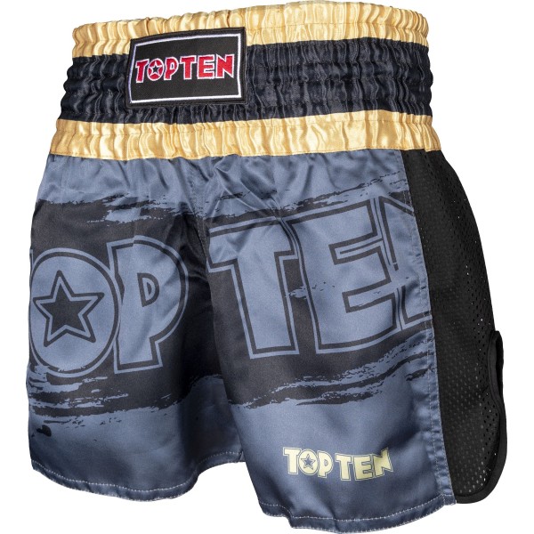 Short de kickboxing "Power Ink" - noir