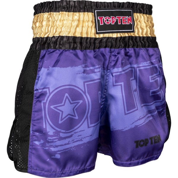 Short de kickboxing "Power Ink" - violet 