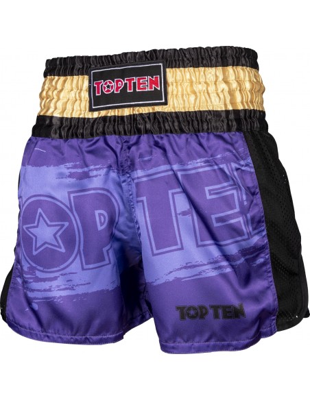 Short de kickboxing "Power Ink" - violet  Short de kickboxing "Power Ink" - violet