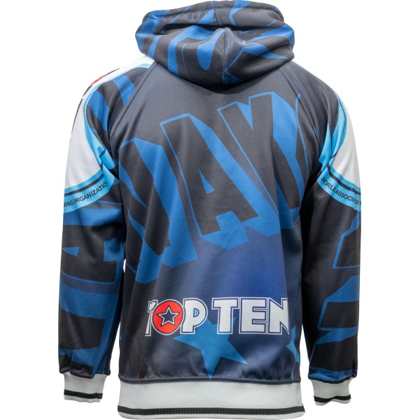 Sweat à capuche « WAKO » - bleu, taille L