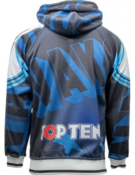 Sweat à capuche « WAKO » - bleu, taille L  Sweat à capuche « WAKO » - bleu, taille L