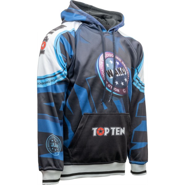 Sweat à capuche « WAKO » - bleu, taille L