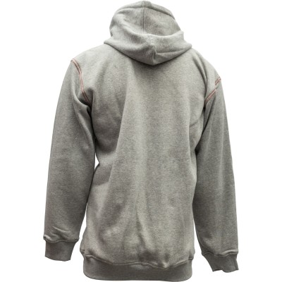 Sweat à capuche "Carreaux" - gris, taille XL  2