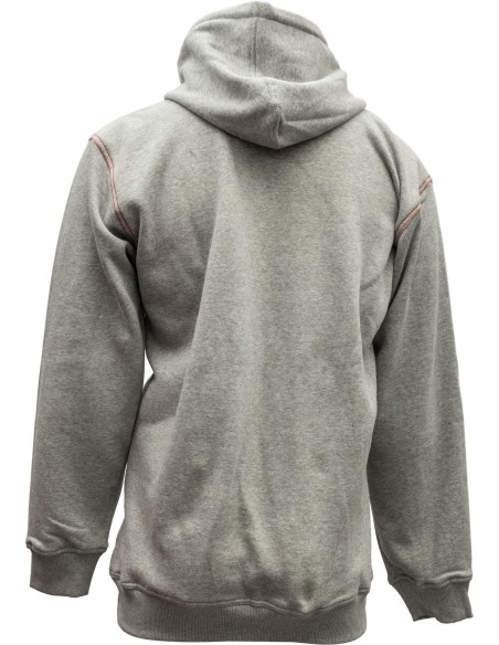 Sweat à capuche "Carreaux" - gris, taille XL 