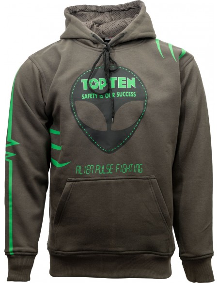 Sweat à capuche "Neon Alien" - noir  Sweat à capuche "Neon Alien" - noir