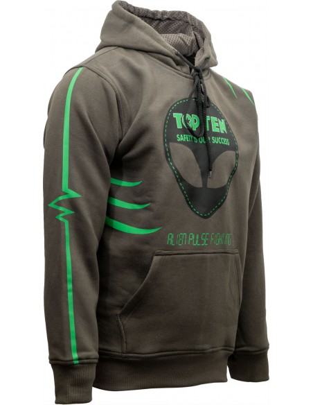 Sweat à capuche "Neon Alien" - noir  Sweat à capuche "Neon Alien" - noir