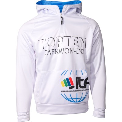 Sweat à capuche "ITF SHADOW" - blanc