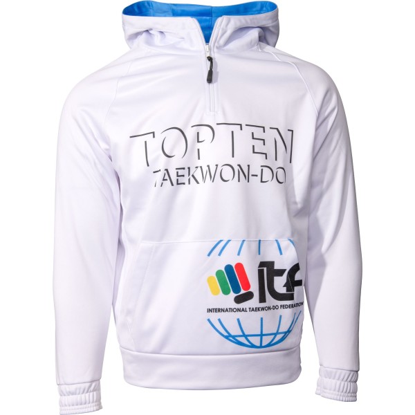 Sweat à capuche "ITF SHADOW" - blanc 