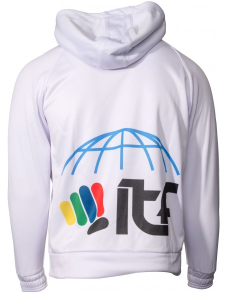 Sweat à capuche "ITF SHADOW" - blanc 
