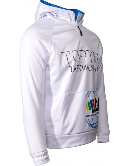 Sweat à capuche "ITF SHADOW" - blanc 