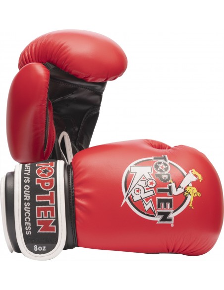 Gants de boxe "TOP TEN KIDS" - rouge 
