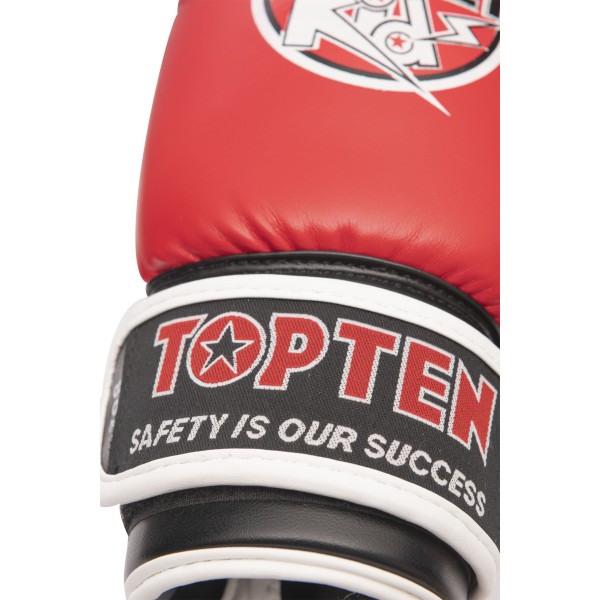 Gants de boxe "TOP TEN KIDS" - rouge 