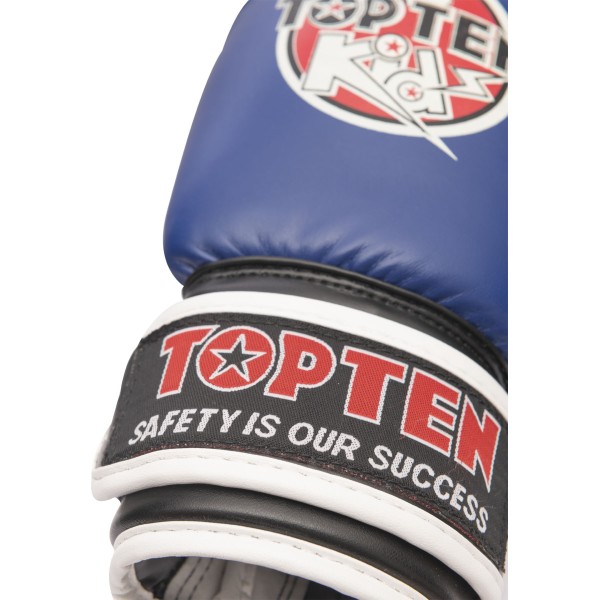 Gants de boxe "TOP TEN KIDS" - bleu 