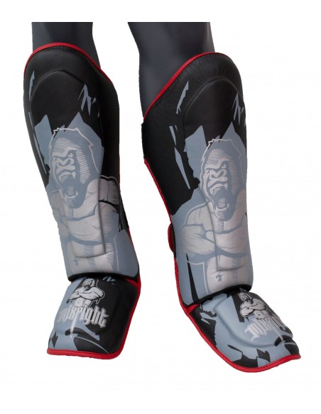 Protège-tibias "Mix Fight Gorilla" pour Thaiboxen, K1 et MMA  