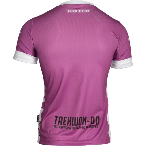 Maillot ITF "Star Grid" avec col en V  