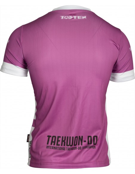 Maillot ITF "Star Grid" avec col en V  